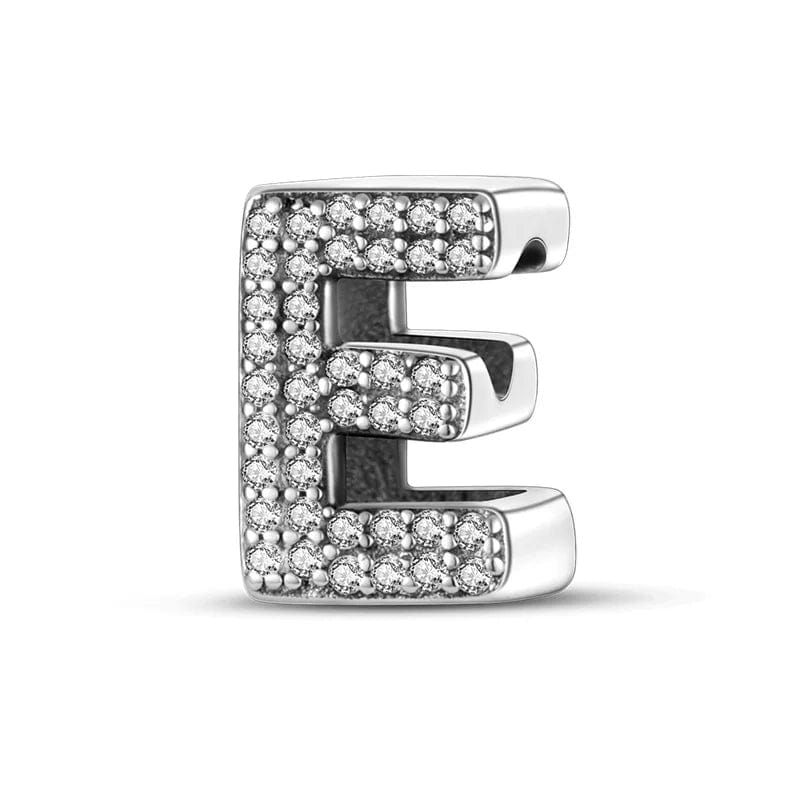 Sparkling Letter A~Z Alphabet Charm