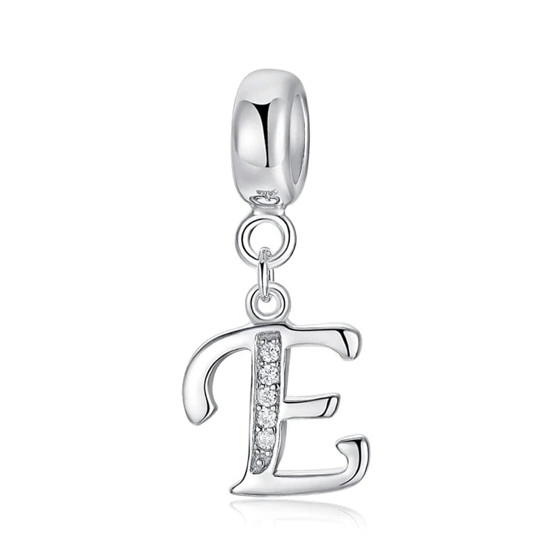 Elegant Cursive Letter A~Z Alphabet Charm