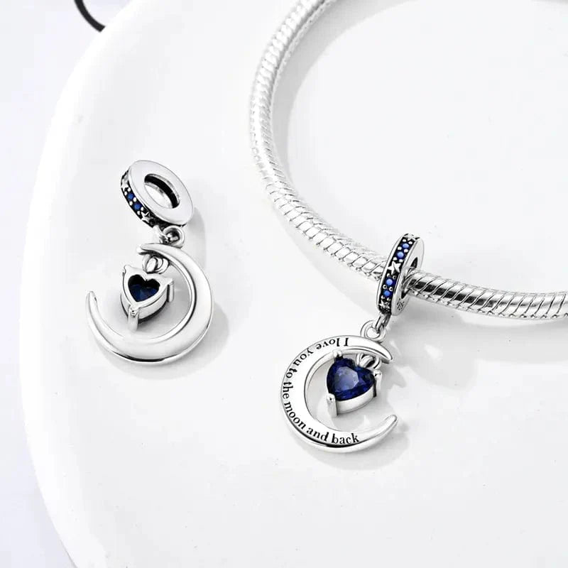 Love You To The Moon And Back Dangle Charm