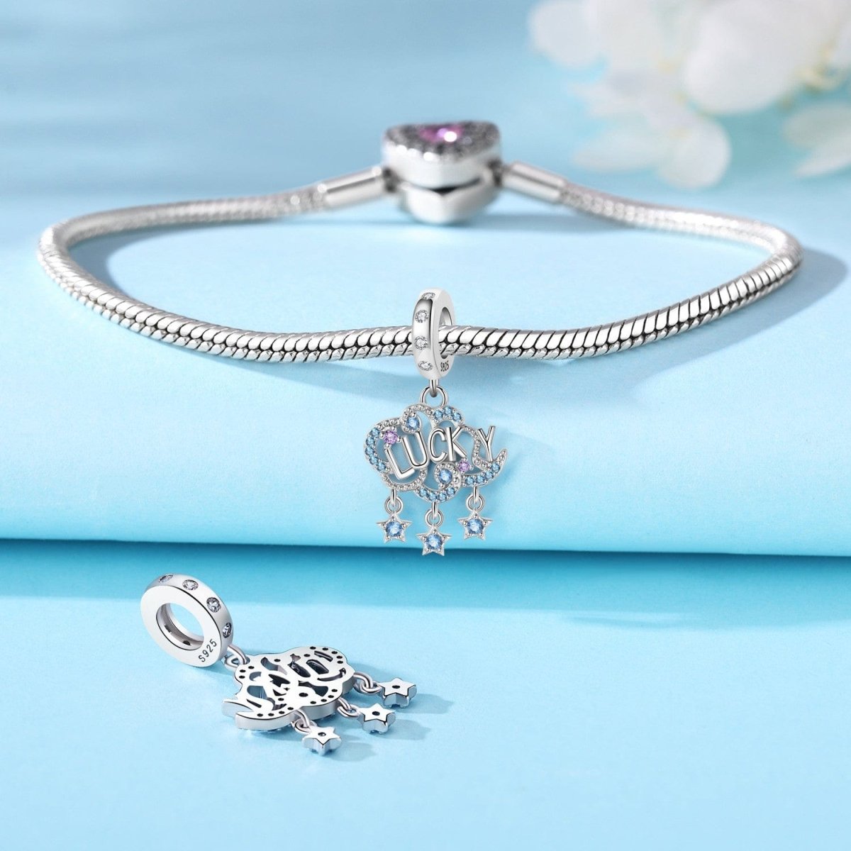 Lucky Stars Cloud Dangle Charm