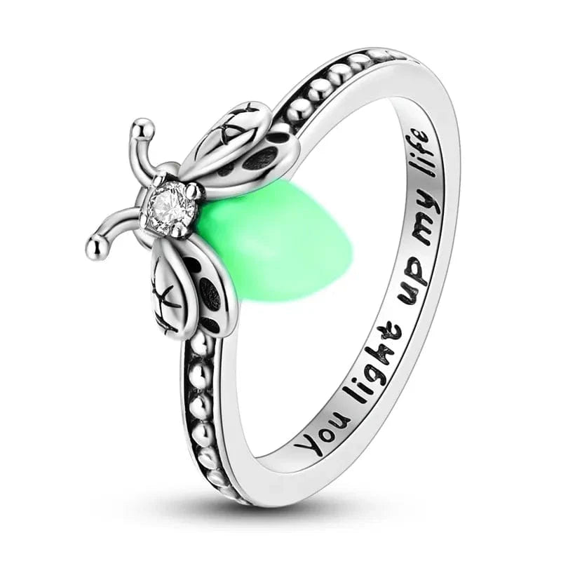 Luminous Glow-in-the-dark Firefly Band Ring
