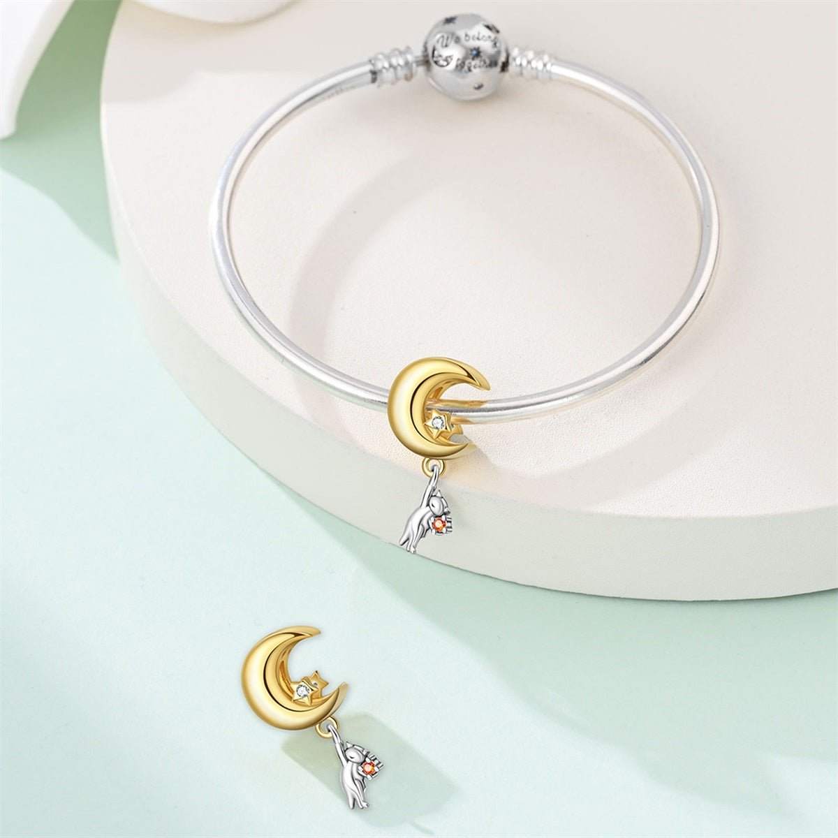 Moonlight Cat Dangle Charm