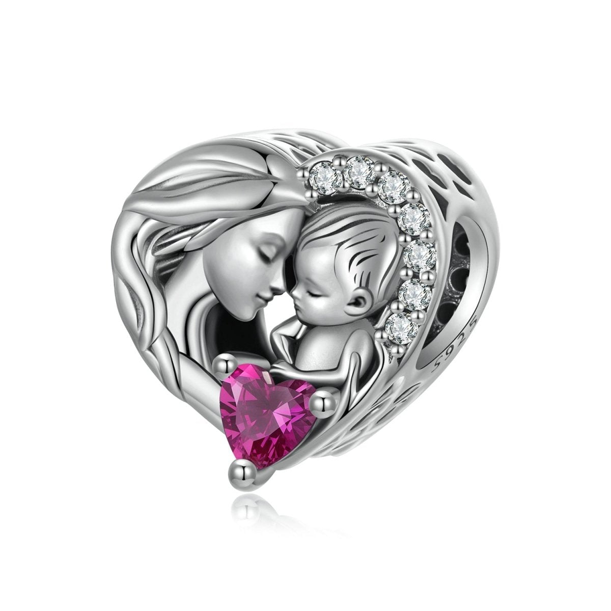 Mother and Son Family Charm