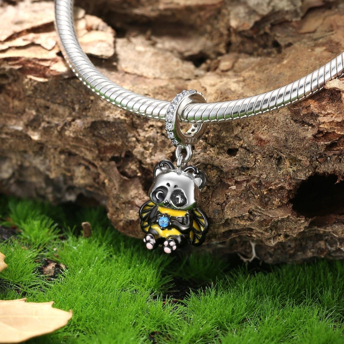 Panda Bee Dangle Charm