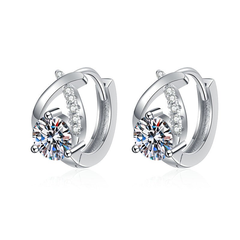 Béra&Co Celestial Loop Moissanite Earrings