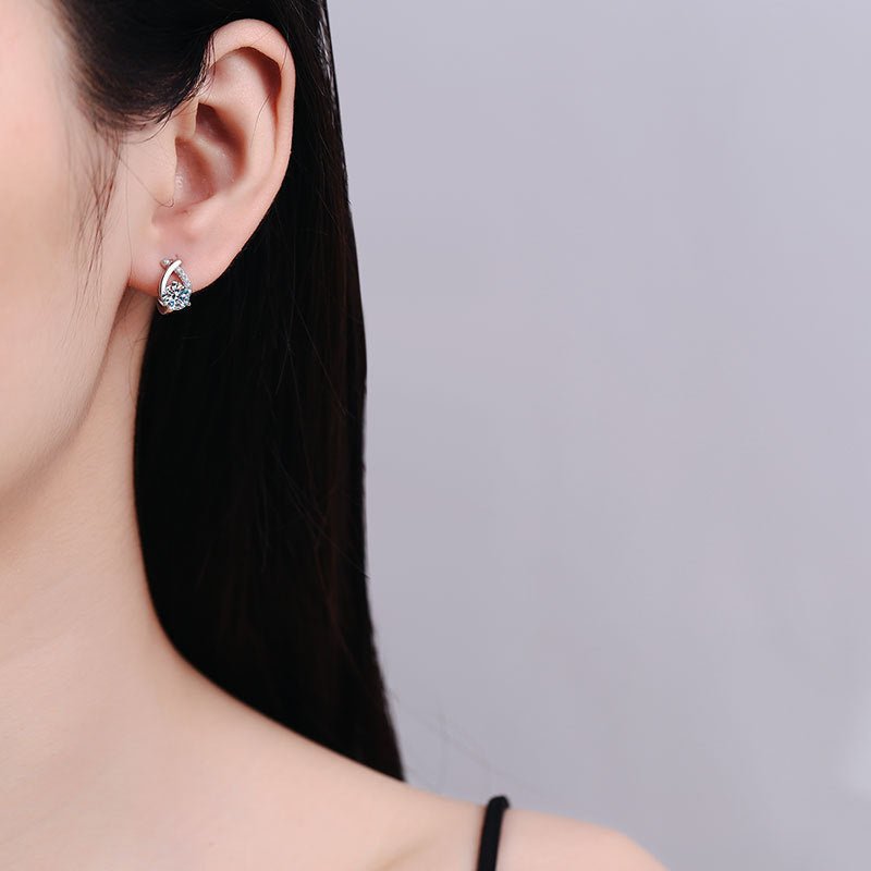 Béra&Co Celestial Loop Moissanite Earrings