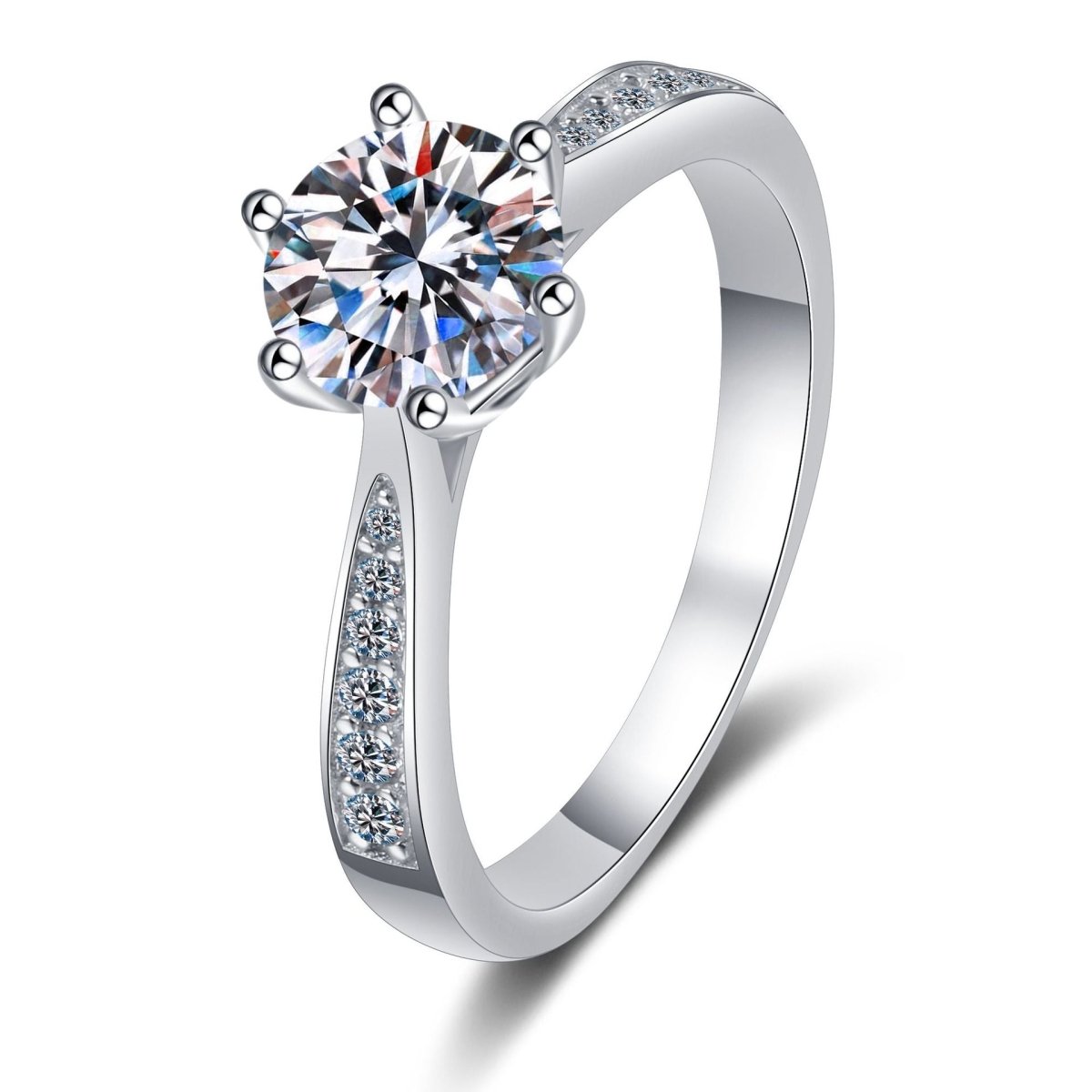 Béra&Co Classic Solitaire Moissanite Ring