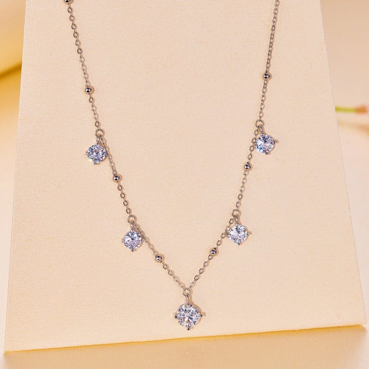 Béra&Co Moissanite Drop Necklace