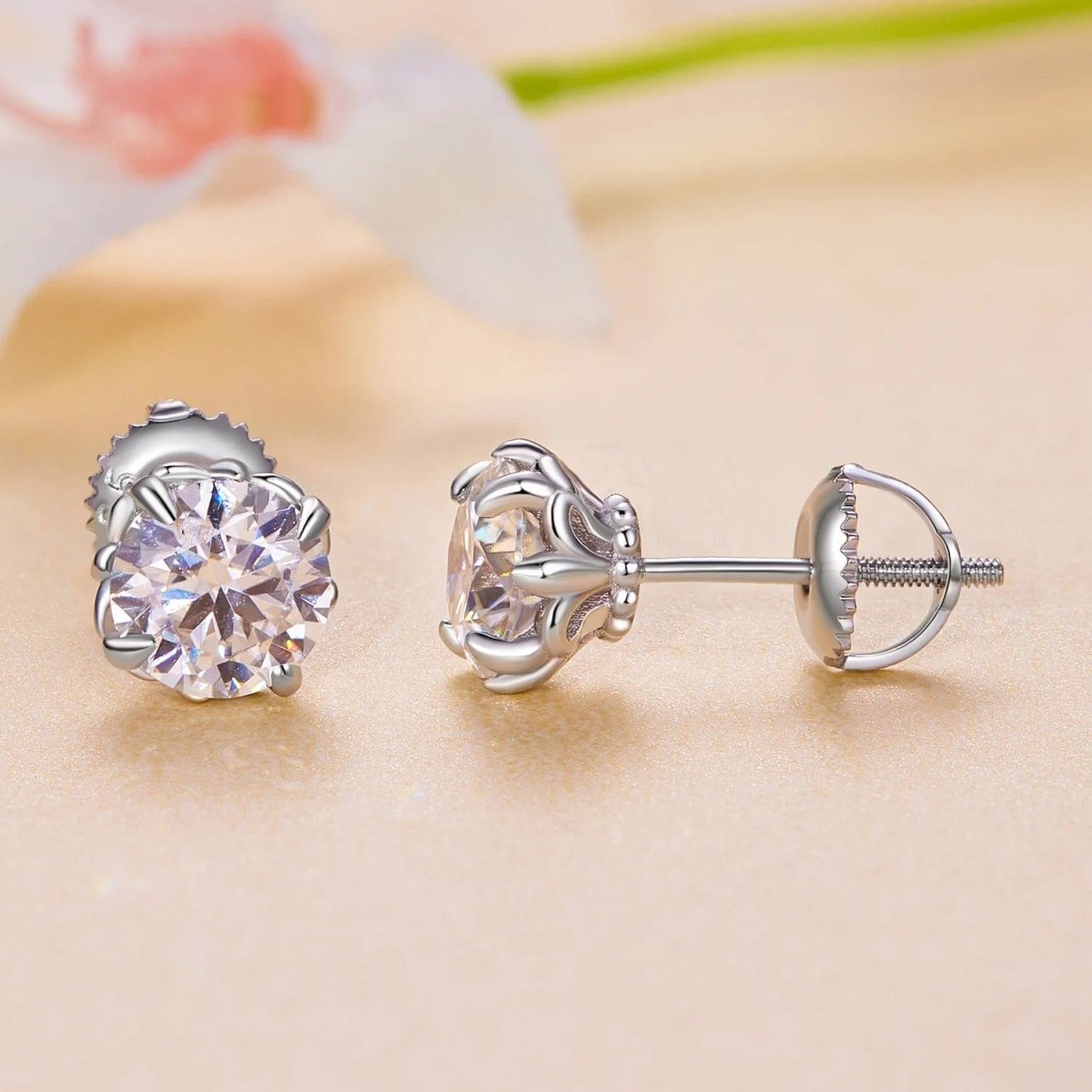 Béra&Co Moissanite Stud Earrings