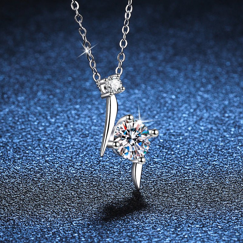 Béra&Co Radiant Spark Moissanite Necklace