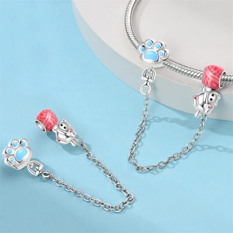 Paw Safety Chain Charm