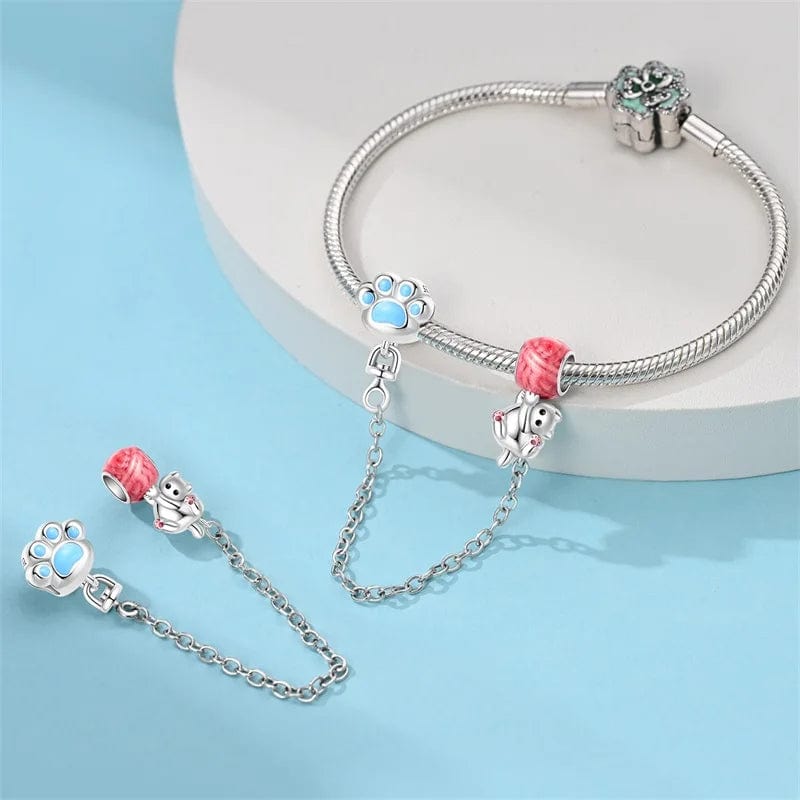 Paw Safety Chain Charm