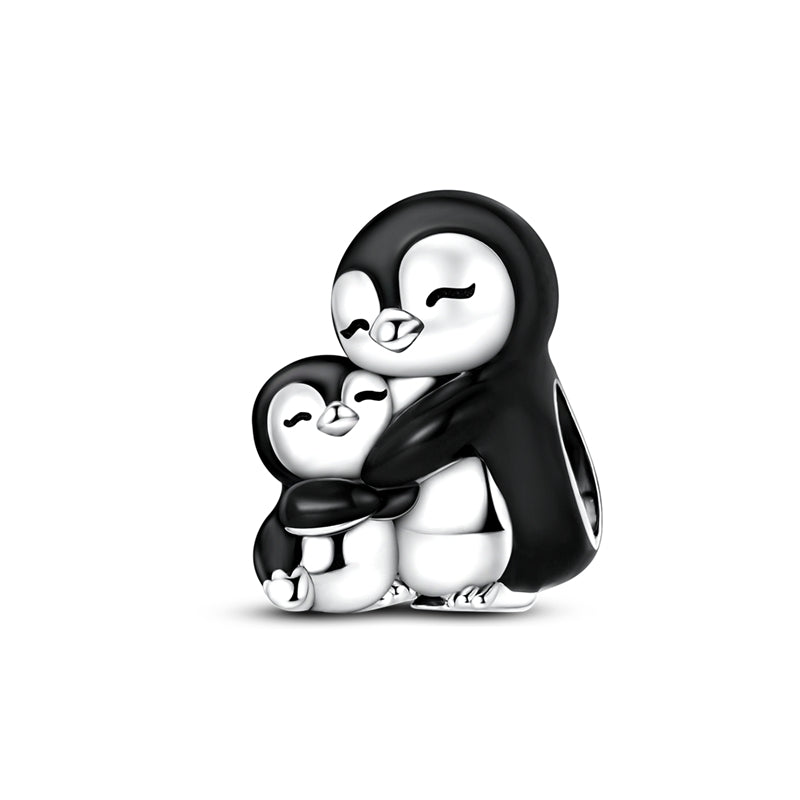 Penguin Family Hug Charm