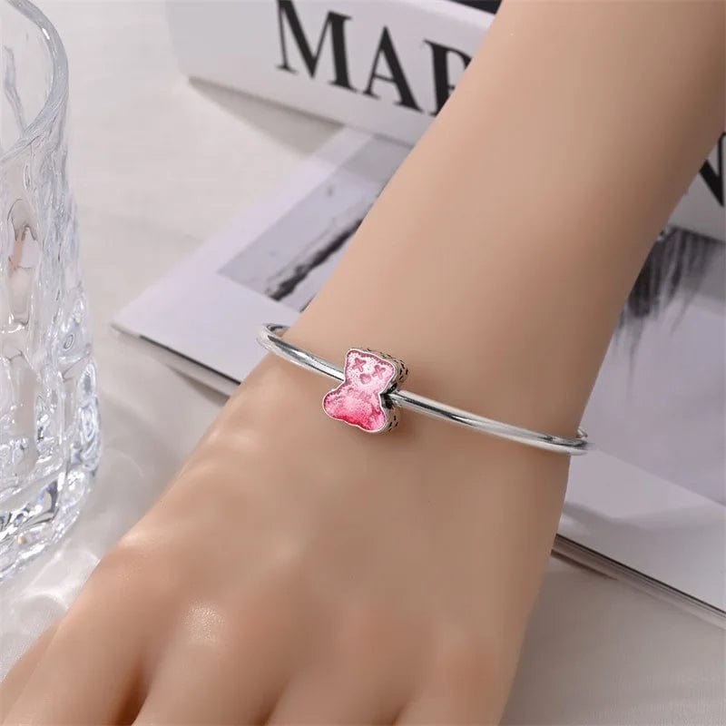 Pink Gummy Bear Charm