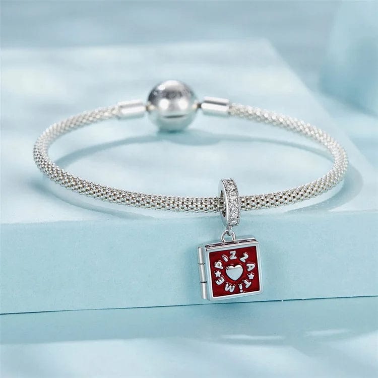 Pizza Time Box Dangle Charm