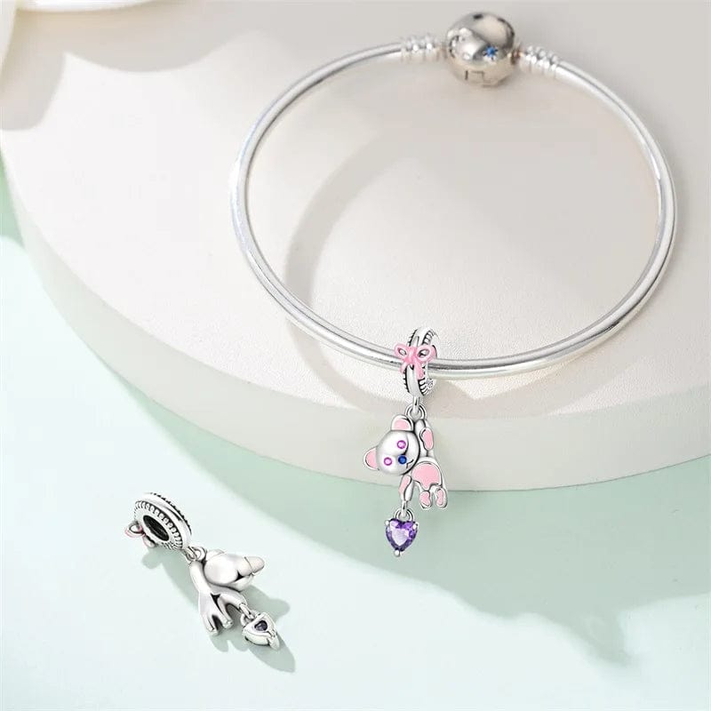 Baby Teddy Bear Dangle Charm