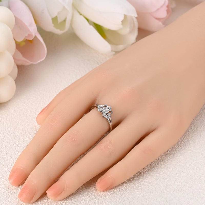 Radiant Gemstone Adjustable Ring