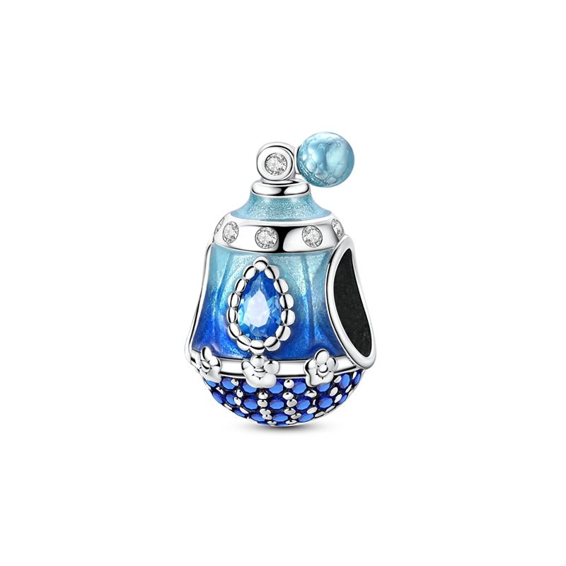Royal Blue Gem Perfume Bottle Charm