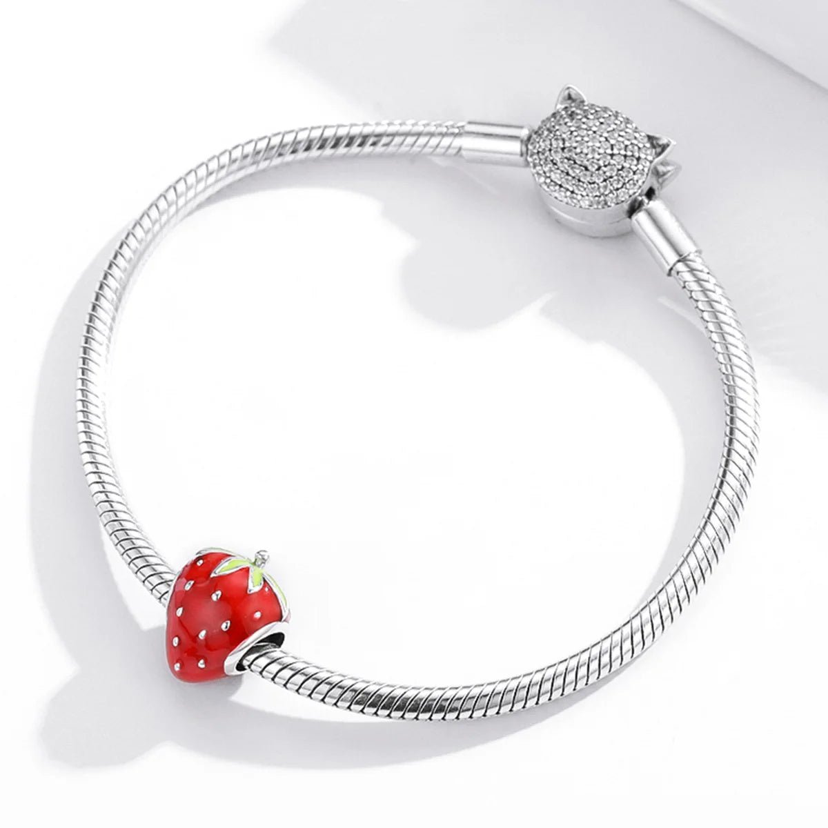 Seeded Strawberry Fruit Charm