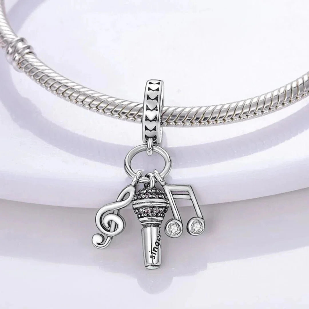 Singer Note Charm