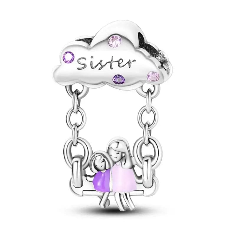Sisters Love Dangle Charm