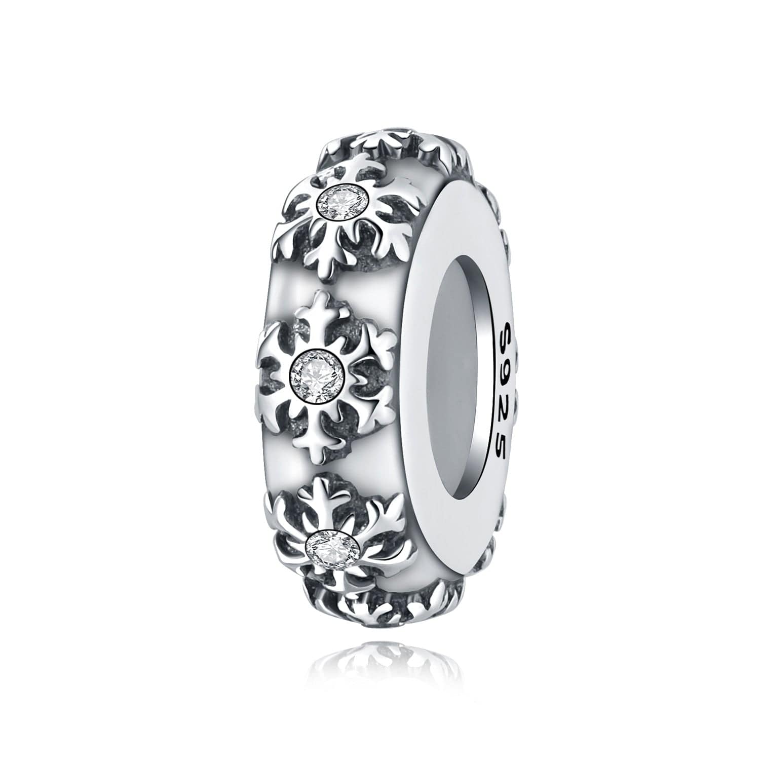 Snowflake Spacer Charm