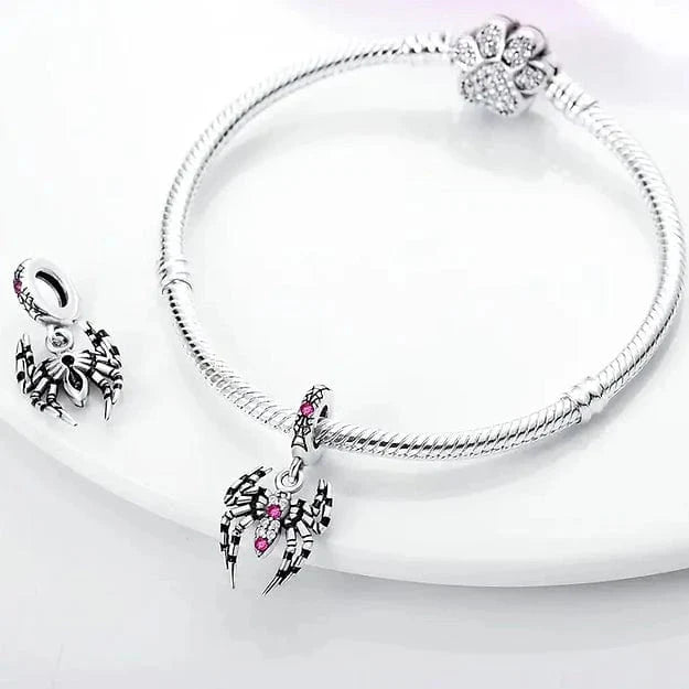 Sparkling Spider Dangle Charm