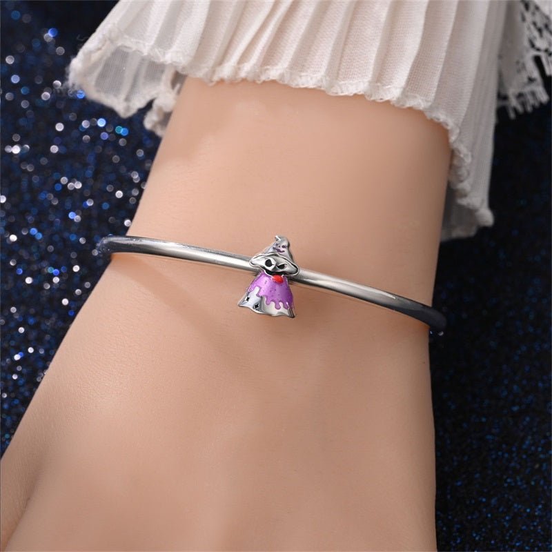 Spooky Purple Ghost Charm