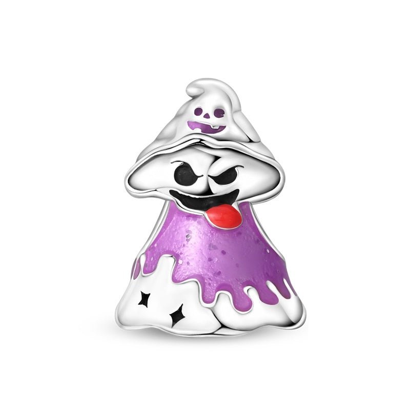 Spooky Purple Ghost Charm