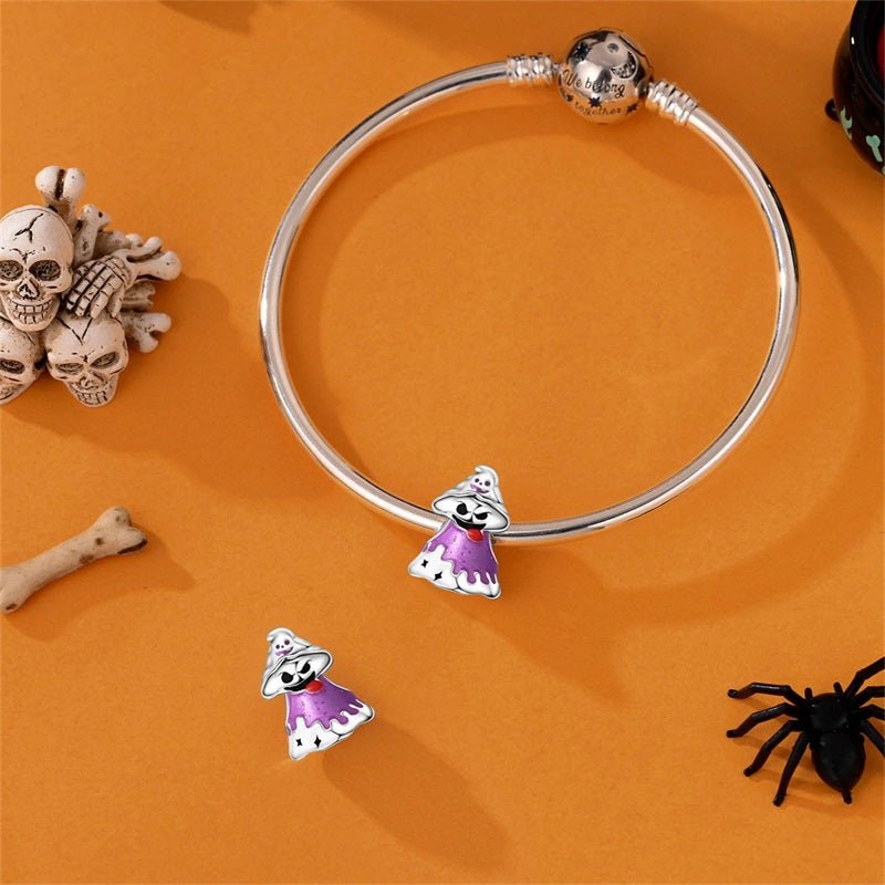 Spooky Purple Ghost Charm