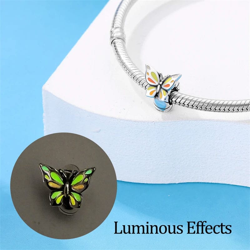 Spring Butterfly Bead Charm