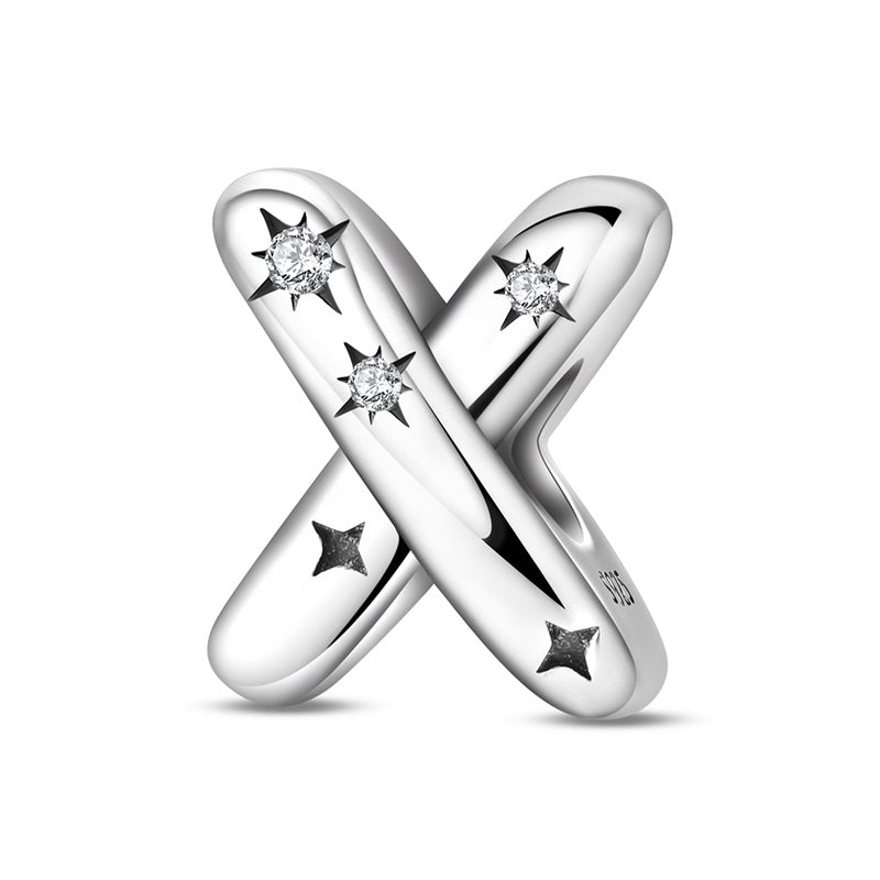 Starry Letter A~Z Alphabet Charm