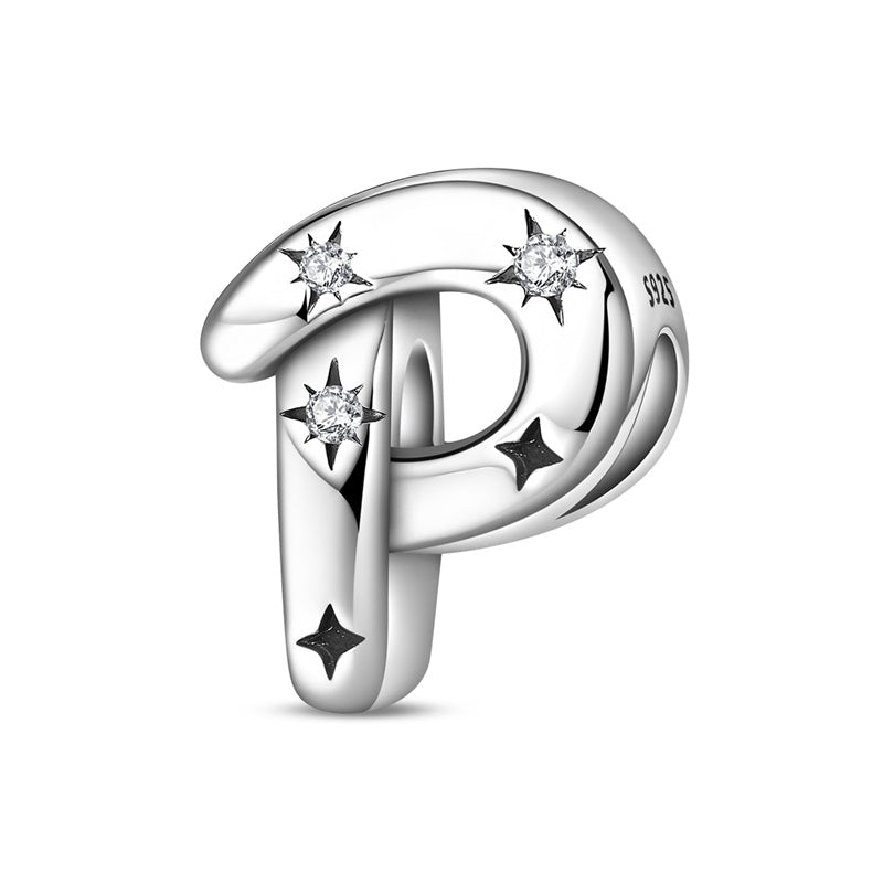 Starry Letter A~Z Alphabet Charm