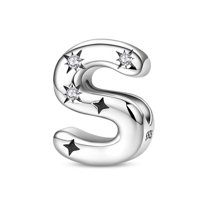 Starry Letter A~Z Alphabet Charm