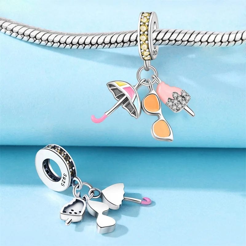 Sunny Day Summer Trio Dangle Charm