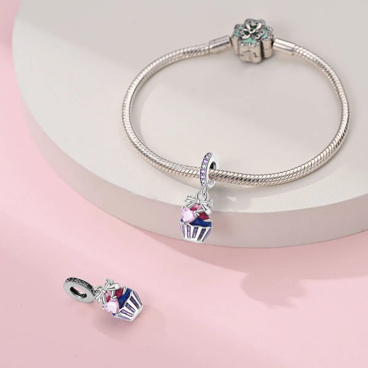 Sweet Cupcake Dangle Charm