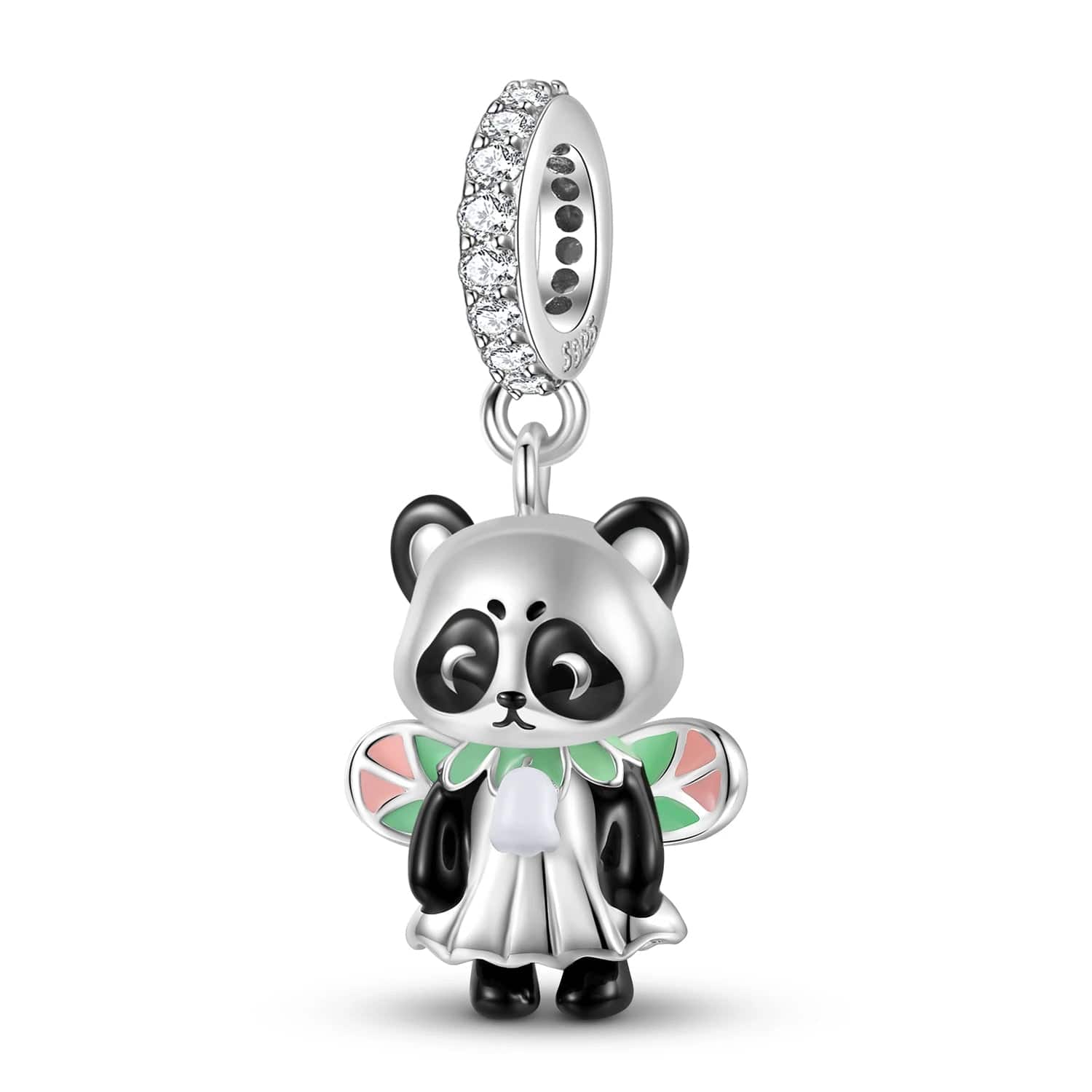 Sweet Panda Fairy Dangle Charm