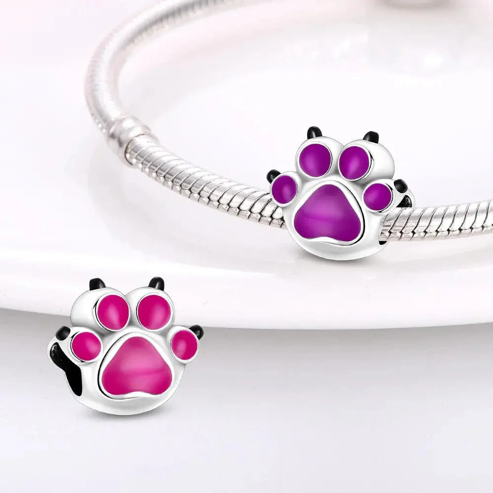 Temperature Changing Color Paw Charm