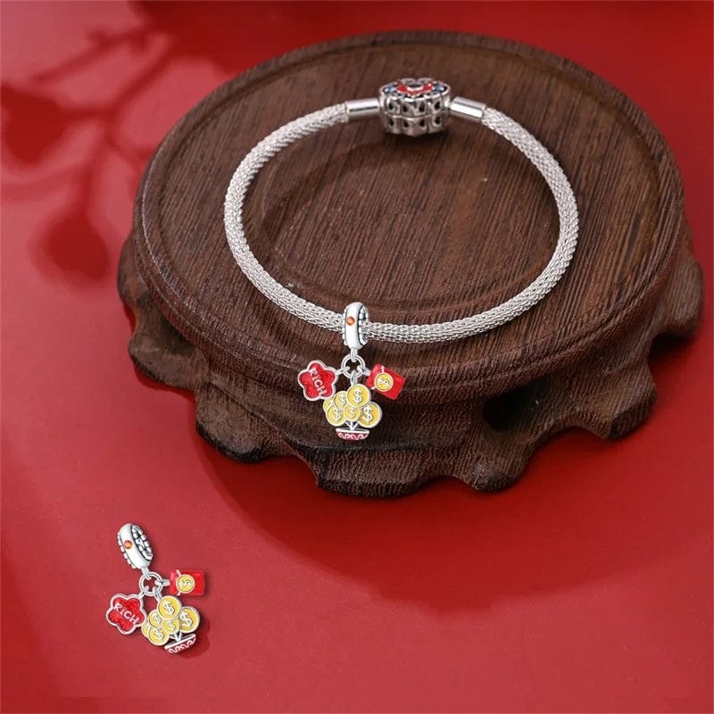 Triple Rich Fortune Dangle Charm